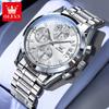 Men Watch Multi Functional Waterproof Calendar Chronograph Luxury Brand Original Quartz Watch Men Sports Watch