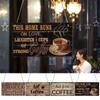 Coffee Sign Hotel Bulletin Board Reminder Signs Door Plate Durable Door Hanger Office