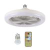 2-in-1 Fan Lamp E27 LED Light 30W Ceiling Fan Light Dimmable Timer Fan 2400lumens for Home Office Bedroom Kitchen