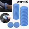 4/10/24pcs Car Waxing Sponges Detailing Applicator Wash Polish Pad Foam Sponge Automotive Microfiber Waxing Cleaning Tools