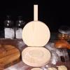 Dumpling Skin Maker Wooden Dumpling Press Handmade Tortilla Maker Dough Pressing Tool for Home Kitchen
