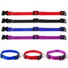 Solid Color Nylon Dog Collar Adjustable Soft Puppy Pet Collar Necklace Pet Supplies