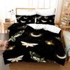Home Textile Death's Head Hawk Moth Printed Bedding Set 3d Duvet Cover Set with Pillowcase Twin Full Queen King Size Bedclothes