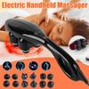 Electric Handheld 4 Head Massager Infrared Body Neck Back Massage Hammer Set