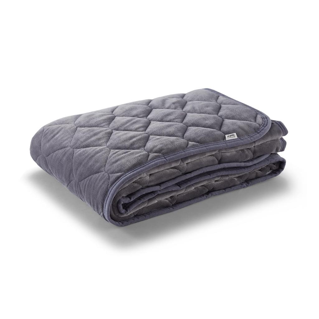Tempur Warm Comfort Mattress Pad, Dark Gray, Double, Approx. 140x200cm, Washable, 73016766