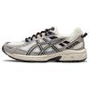 Gel-Venture 6 Retro Fabric Synthetic Leather Slip Resistant Durable Breathable Low Top Trail Running Shoes Women Sneaker White Gray 1012B359-103