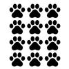 Paw Sticker Cat Silhouette Sticker Sticker Waterproof Outdoor Weather Resistant 3.4 Years