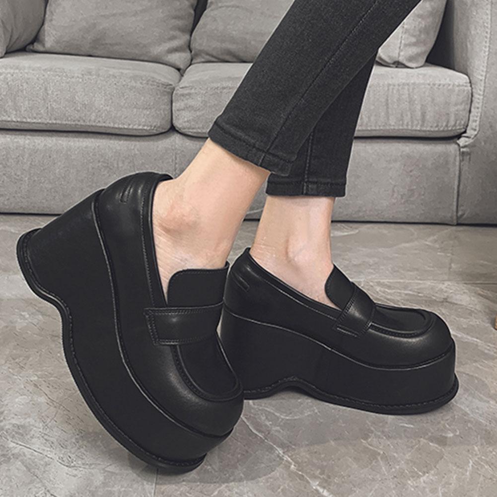Chunky Platform Wedge Pumps For Women New Spring Summer Goth Punk Lolita Mary Janes Women Shoes Party Comfy Ladie Loafers