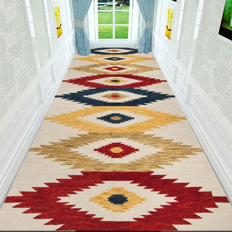 Modern Luxury Abstract Hallway Carpet Non-slip Corridor Aisle Runner Home Living Room Decor Stairway Rug Kitchen Floor Mat