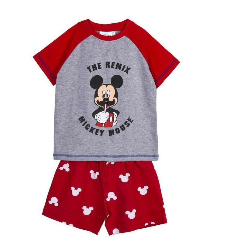 Mickey mouse Mickey Mouse Summer Pajamas Red Gray 6 Years