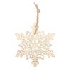 Wooden Snowflakes To Hang 8 X 8 Cm 4 Pieces