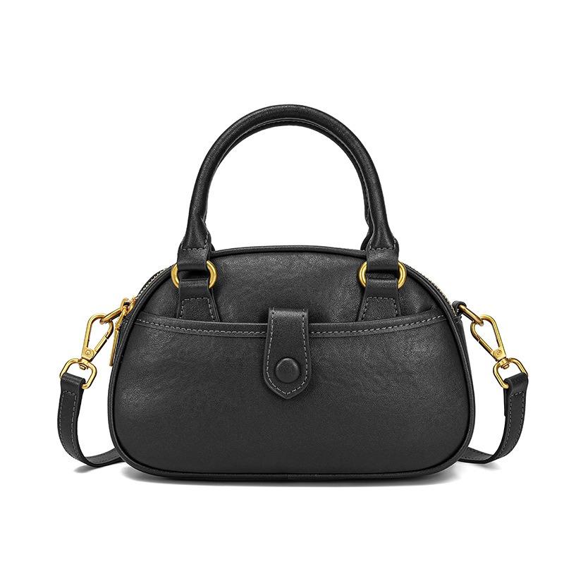 Cowhide Bag Women's Crossbody Handbag Niche Design Commuter Shoulder Underarm Bag