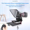 Bestview T3 Upgraded Smartphone Tablet DSLR Camera Teleprompter Prompter with Remote Control Lens Adapter Ring Supports