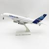1/240 Scale Display 380 Prototype Airlines Airbus 30CM Souvenir A380 Kid Toy Resin Replica with Wheels Airplane Model Collection