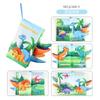 0-3 Years Old Baby Tail Cloth Book 6 Themed Forest Dinosaur Animal Palm Book Early Education Toy