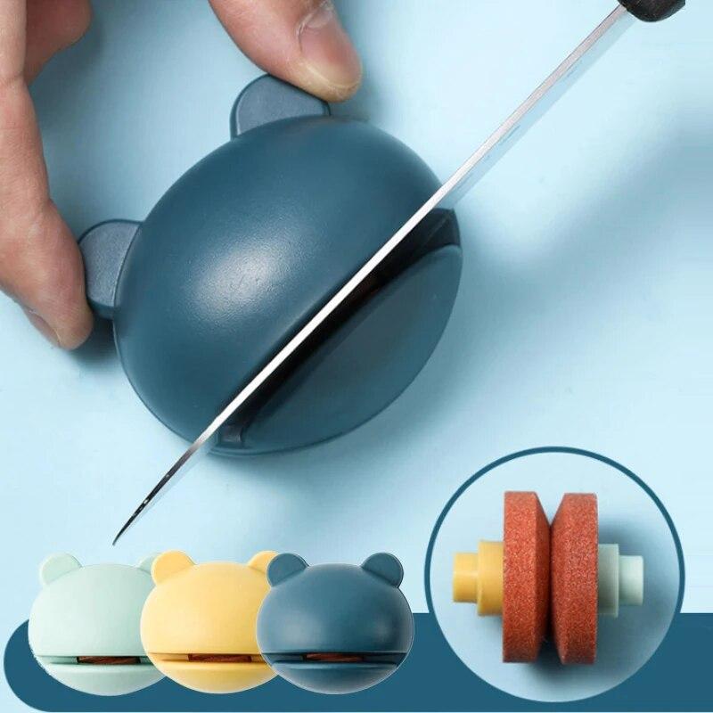 Mini Kitchen Tools Household Sharpener Knife Blade Multi-function Sharpening Stone Knives Stone Knife Sharpener