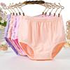 Women Briefs Cotton Panties High Waist Breathable Underwear Soft Comfortable Plus Size Underpants