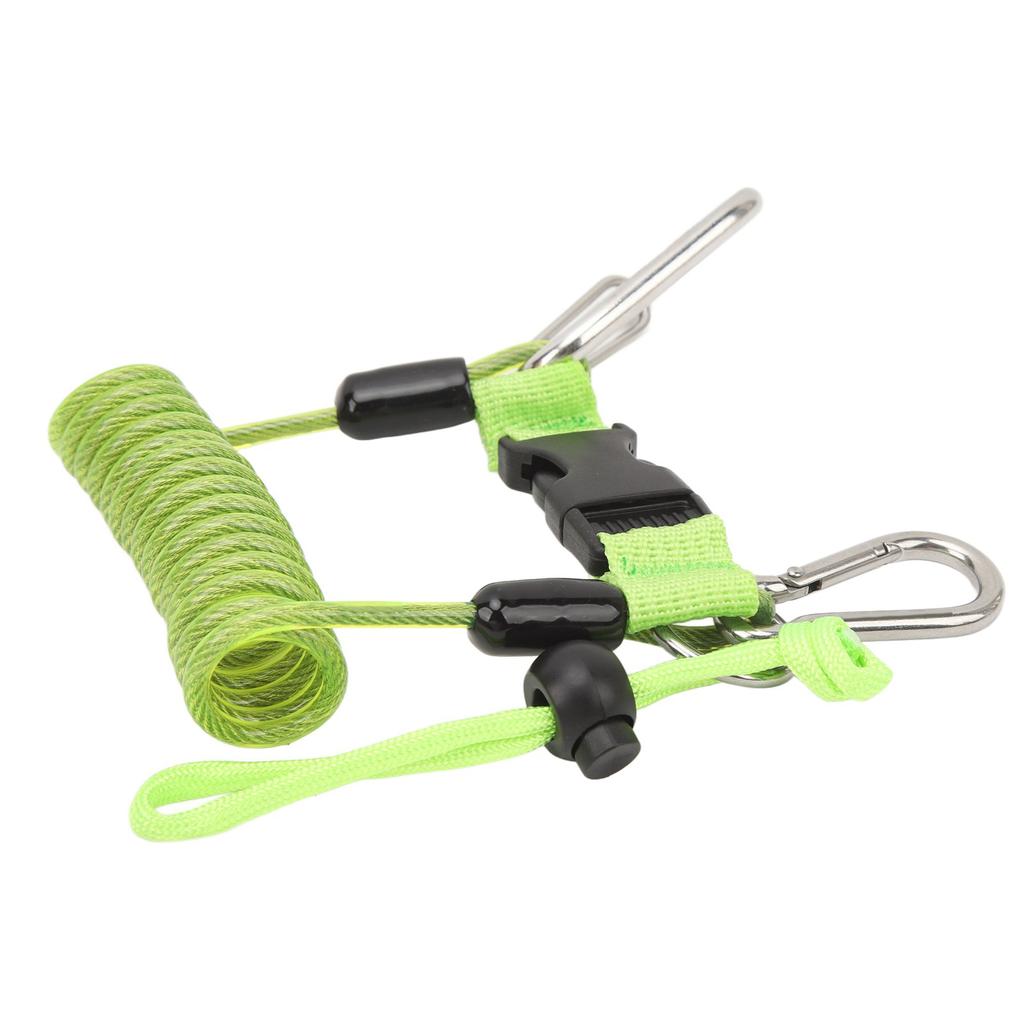 Diving Hook Rope Stainless Steel Flexible Anti Lost Diving Camera Rope Diving Reef Hook Spring Rope