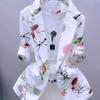 Summer Suit Jacket Women's Cardigan One-Button Printing Self-Cultivation Sunscreen Temperament Fashion Jacket