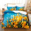 Lily, Chrysanthemum Duvet Cover Sets 100% Quality Super Soft Comfortable Kids,twin Full Queen King Size Bedding Set 240x220 Bed