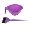 2Pcs Hair Dye Brush Bowl DIY Color Hair Coloring Styling Tool Kit Set for Home Salon