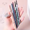 Double Head Eyebrow Pencil Small Triangle Slim Long-lasting Waterproof and Sweat Proof Natural Three-dimensional Color Student Makeup Beauty Products