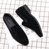 2024 Men's Rhinestones Dress Shoes Luxury Italian Style Fashion Party Flats Men Formal Shoes Nightclub Wedding Formal Loafers
