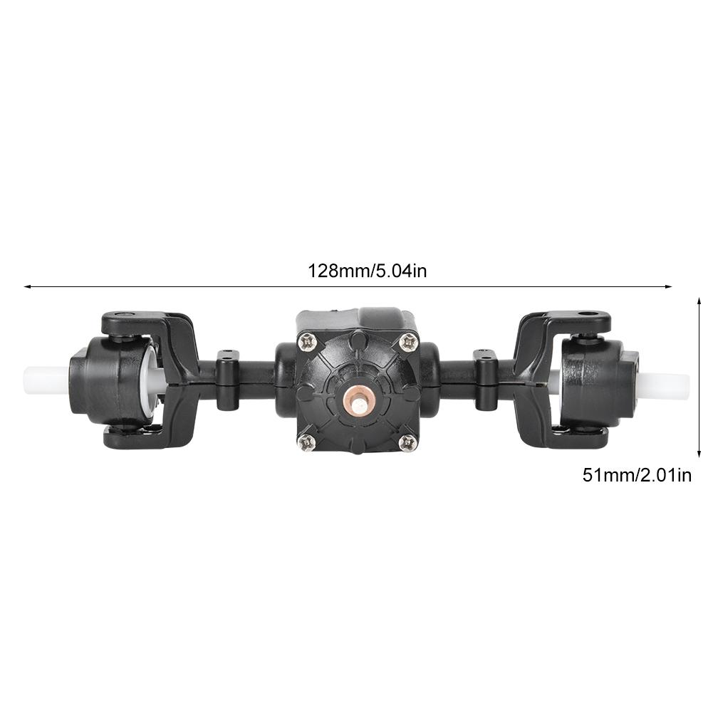 1 16 Gear Differential Axle Metal Drive Shaft Fit for FY004 Q64 Q60 WPL B36 MN77 6 Wheel RC CarFront Axle