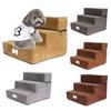 Pet Stair Step Flannel Dog Detachable Three-Story Staircase Assembly Removable Wash Stairs Ladder