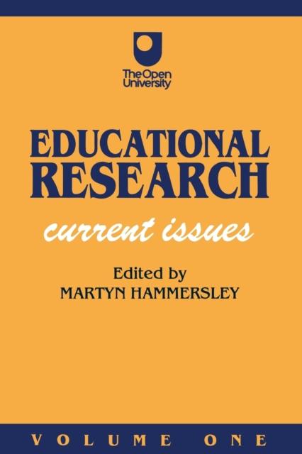 The Educational Research : Volume One: Current Issues Book