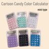 Student Mini Calculator: Candy Color Keys, Portable for Home & Office Use