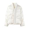 Qiushui Yiren Women's New Chinese Style Satin Down Jacket