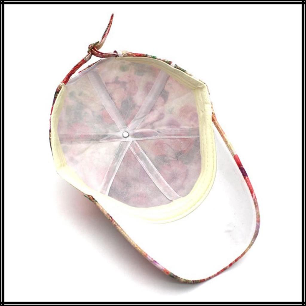 White Fang Cap Floral Pattern Hat Sports Running Outdoor Men Women CA614 (Gray)