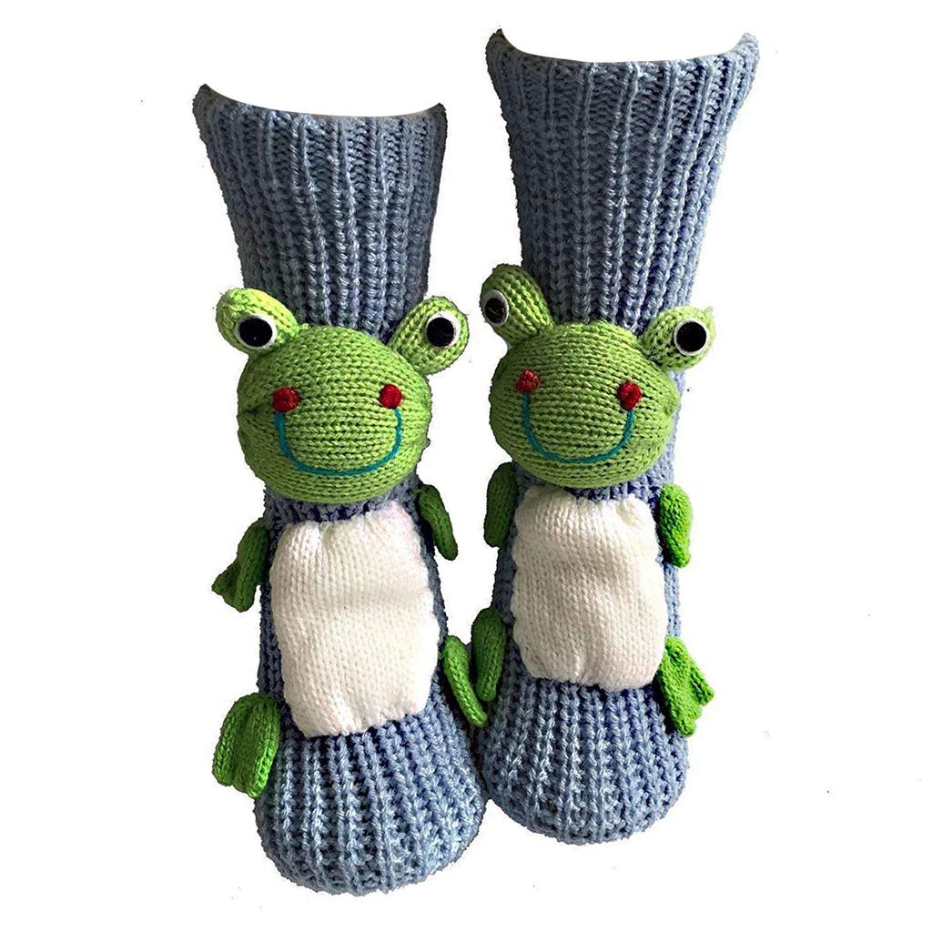 Long Stocking Stuffers Socks Household Chunky Winter Thermal Thicken Warm Socks Funny Anti-Skid 3D Cartoon Animal Soft Crew Sock