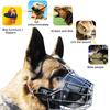 Yousheng Pet Breathable Adjustable Muzzle Protection Anti-Bite Metal Cover   Dog Mouth