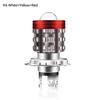 Motorcycle Headlight LED H4/H6 BA20D Hi/Low Dual Colors Headlight Projector Lens Bulb Motor Driving Lights DRL Scooter Front Lamp #469797