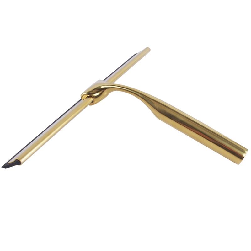 Shower Squeegee Stainless Steel Glass Window Squeegees Non-Slip Blade Handle for Bathroom Door Mirror Car Glass K0AB