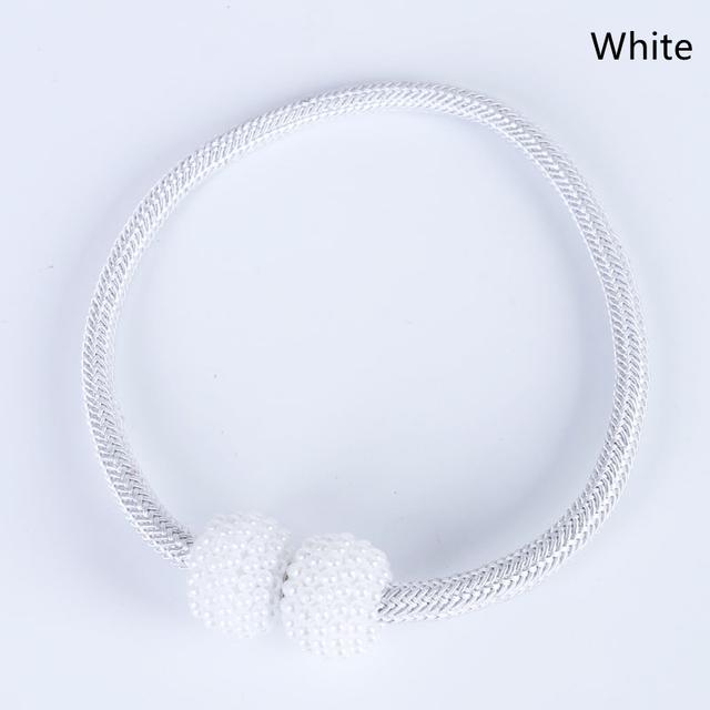1pc Pearl Magnetic Curtain Clip Curtain Holders Tie Back Buckle Clips Hanging Ball Buckle Tie Back Curtain Decor Accessories