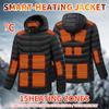 Unisex Electric Heated Jacket Warm Up Heat Pad Cloth Body Warmer USB Coats M-5XL