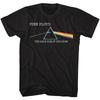 Розовая футболка Pink Floyd Dark Side of the Moon Призма Черная Музыкальная группа