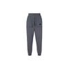 Solid Color Pocket Detail Cuffed Casual Sports Pants Men Bottoms Gray IC9746