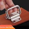 Folding Cabinet Drawer Handle Silver Wooden Box Handle Durable Simple Door Handle