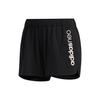 Neo Alphabet Print Mid-Waist Fitted Elastic Sports Casual Shorts Women Shorts Black FN6443