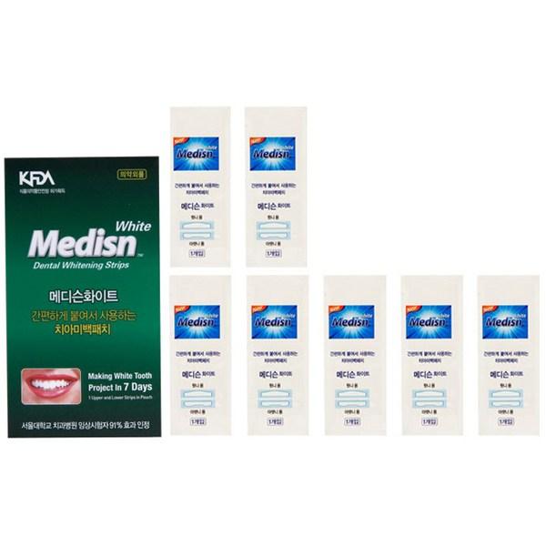 New Medicine White Teeth Whitening Patch Self-Whitening Plaque Improvement Effect, 6 Pieces