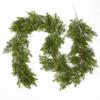 Американские рождественские украшения Мягкий клей Сосновые листья Кипариса Имитация сосновых листьев Подвеска на дверь Имитация ротанга Настенная подвеска