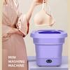 Foldable Portable Washing Machine Mini Underwear Blue Light Sterilization Clothes Washer