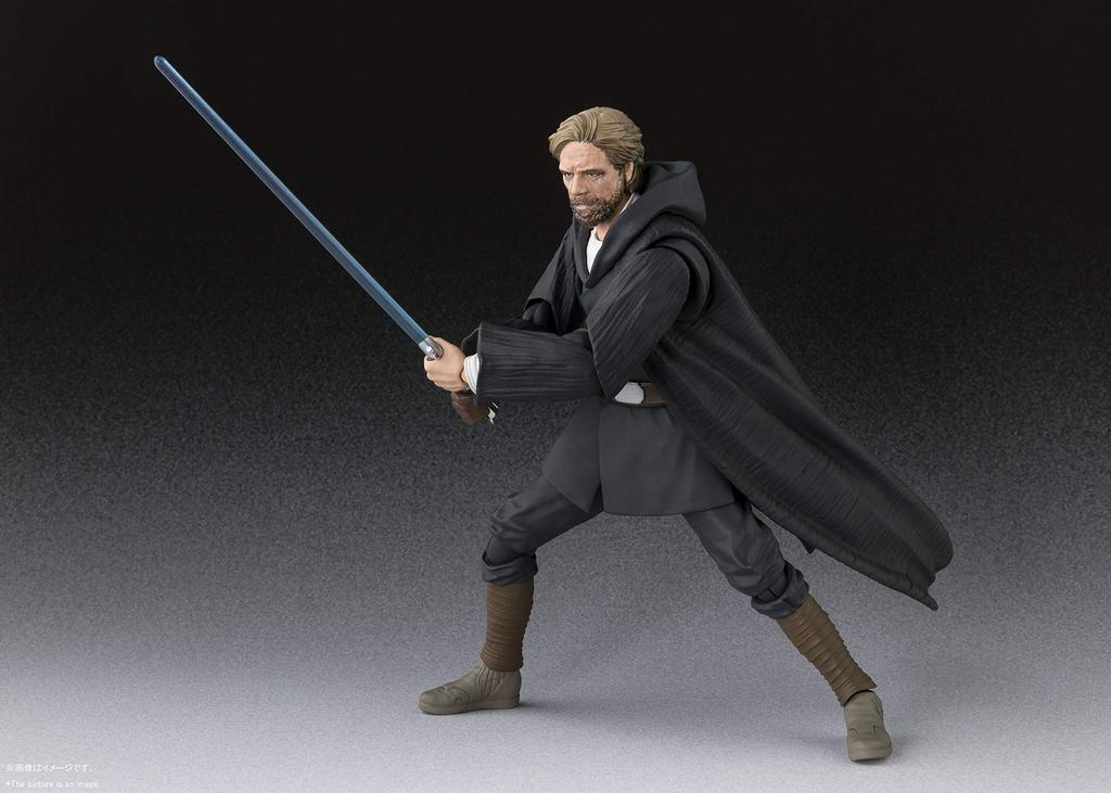 TAMASHII NATIONS Star Wars Luke Skywalker of Crait Last 150mm Painted Movable Figure S.H.Figuarts -Battle Ver.- (The Jedi) Approx. PVC&ABS