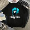 Men T Shirt Sally Face Print Regular Short Sleeve T-shirts Female Harajuku Summer Fashion Casual Short-sleeve Clothing Tops Tees