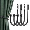 Curtain Holdbacks Curtains Holder Wall Mounted Drapery Tiebacks Window Hook Curtain Holder for Home Decorations