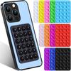 Multifunctional Mobile Phone Silicone Suction Cup 24 Square Mobile Phone Single-Sided Case Anti-Slip Holder Mount Suction
